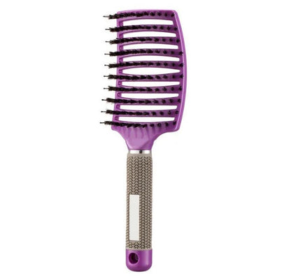 Hairbrush anti Klit Brushy Haarborstel Women Detangler Hair Brush Bristle Nylon Scalp Massage Teaser Hair Brush Comb